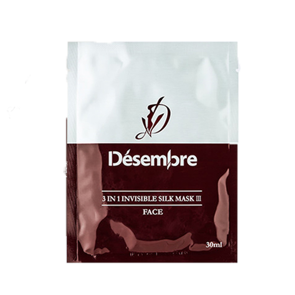 DESEMBRE 3 In 1 Invisible Silk Mask III mặt nạ tơ tằm 30 ml/1 miếng