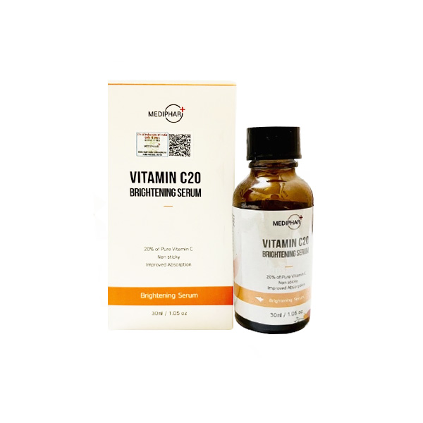 MEDIPHAR Vitamin C20 Brightening Serum 20% trắng sáng da 30 ml